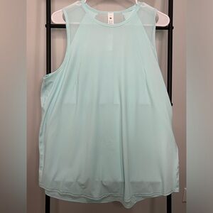 Lululemon Sculpt Tank Aqua Blue Classic fit fitness top